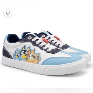 Unisex Bluey and Bingo Low Top Sneakers, official Bluey by Ground Up.